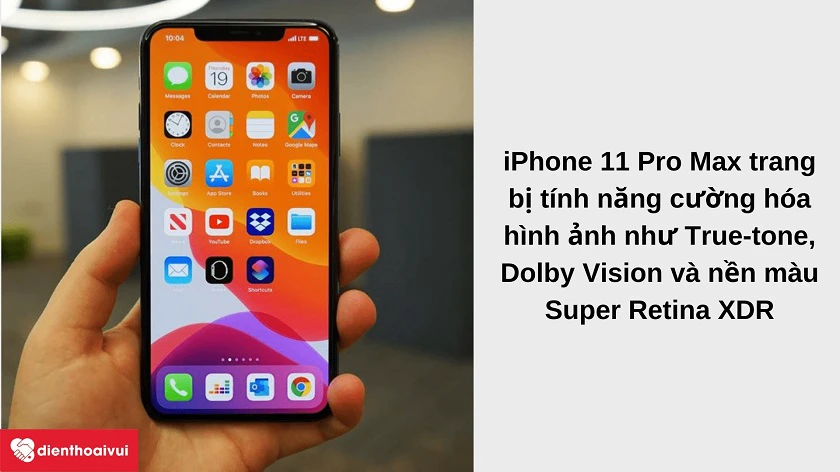 Các tính năng hữu ích trên màn hình iPhone 11 Pro Max