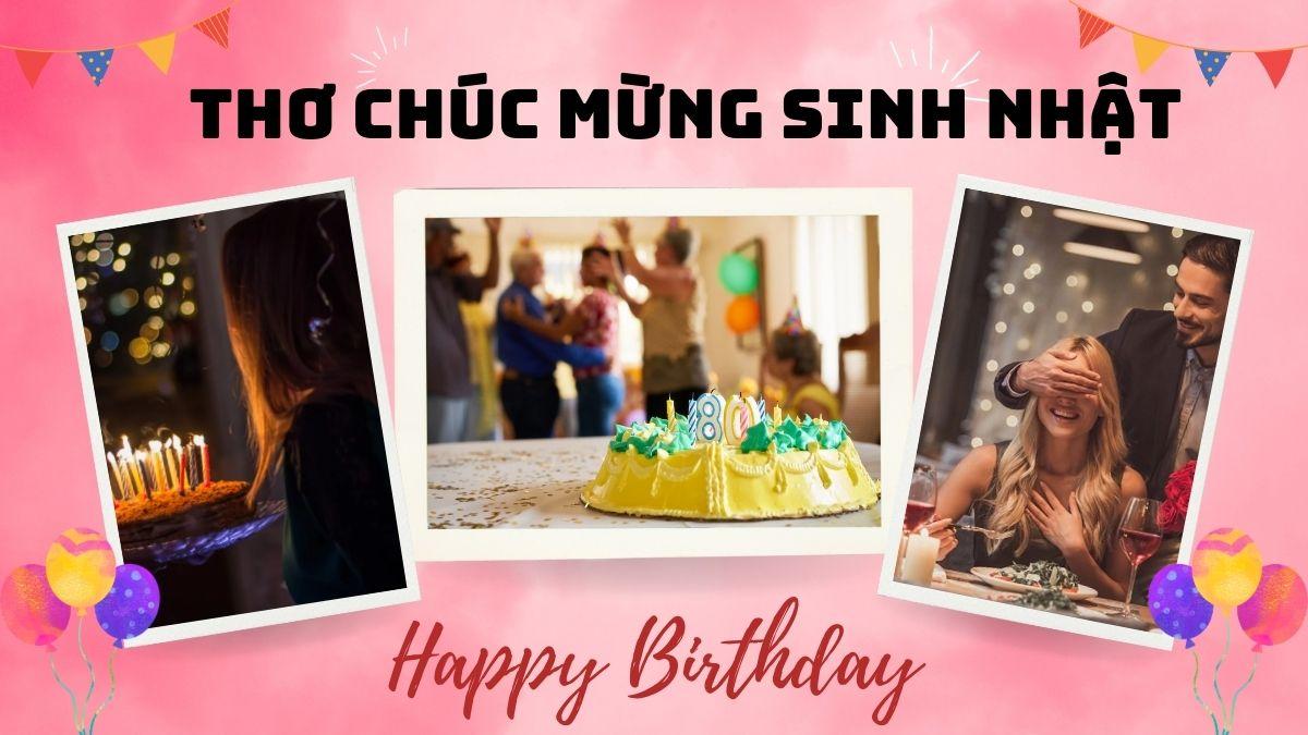 thơ chúc mừng sinh nhật ngắn gọn