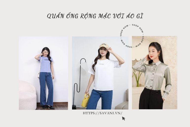 tip phối đồ với quần ống rộng