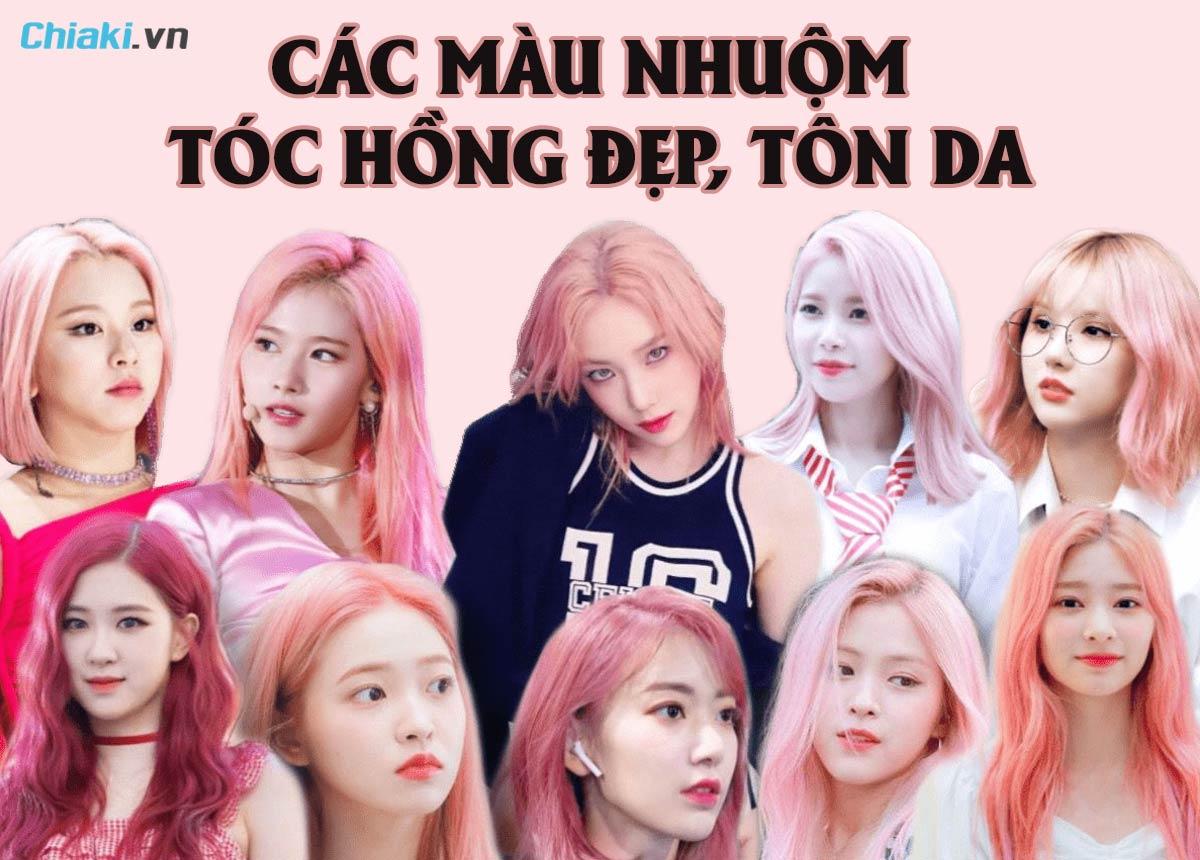 tóc màu hồng nam