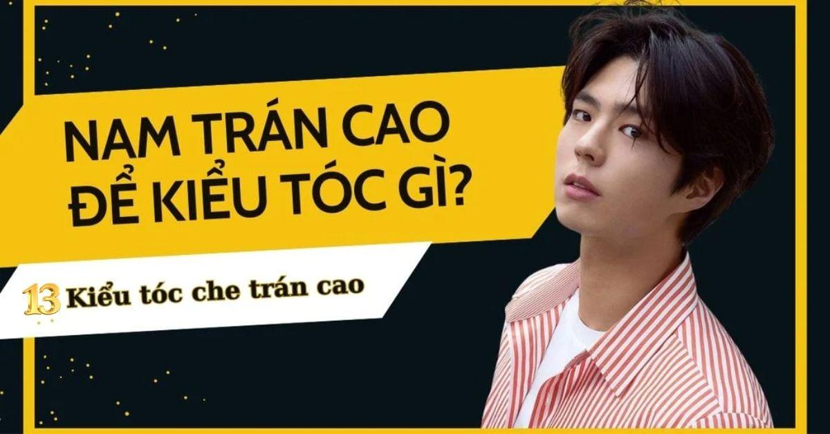 tóc nam mặt tròn trán cao