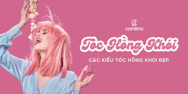 tóc nam màu hồng khói