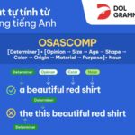 Trật tự tính từ trong tiếng Anh: Quy tắc OSASCOMP và mẹo ghi nhớ