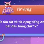 Tổng hợp toàn bộ từ tiếng Anh bắt đầu bằng chữ “x” theo từ loại [kèm ví dụ +bài tập]