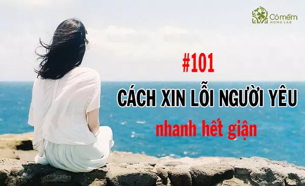 xin lỗi người yêu khi giận