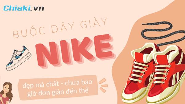 xỏ dây giày nike