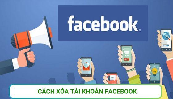 xóa tài khoản facebook trên điện thoại