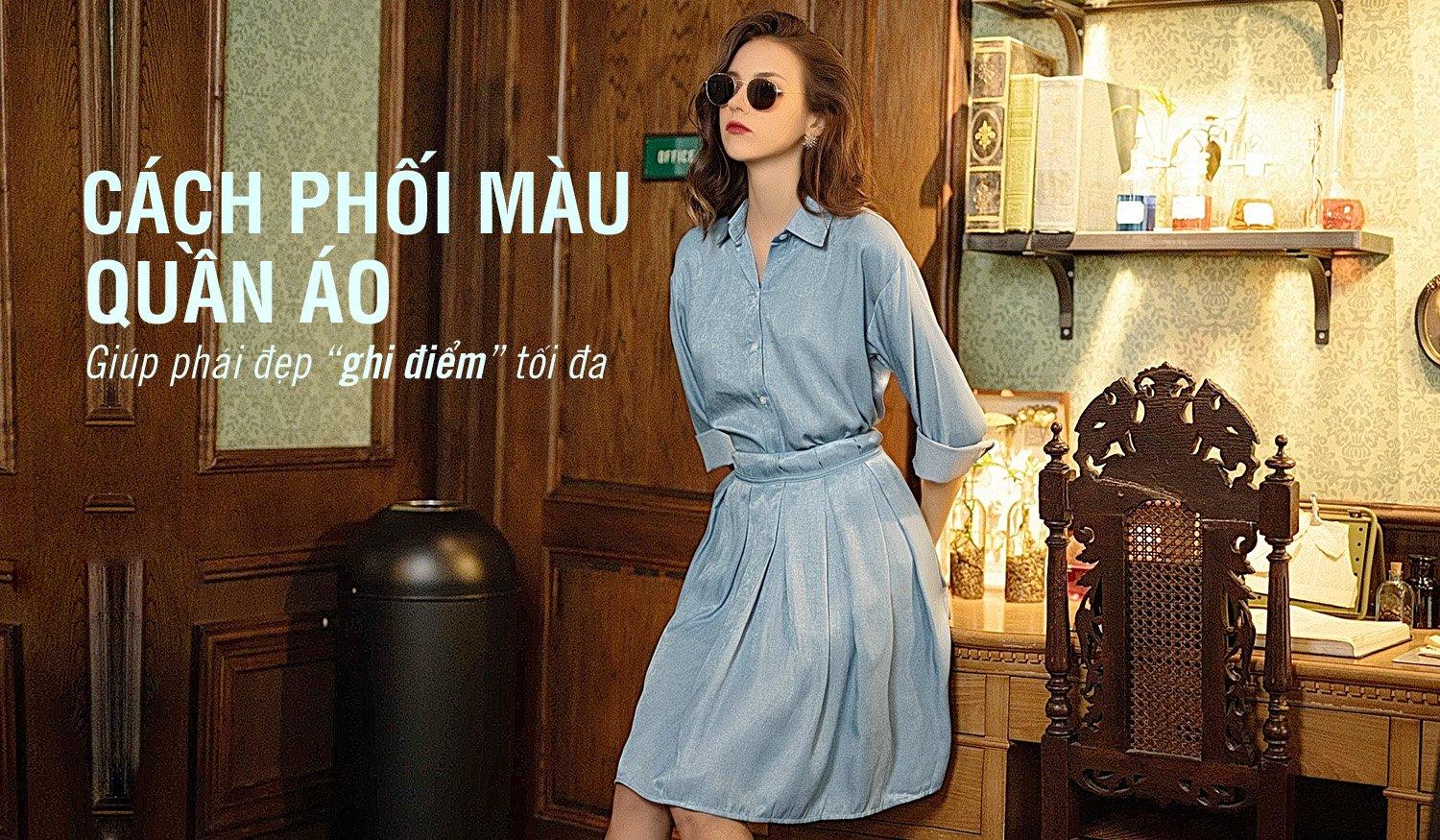 20 cách phối màu quần áo