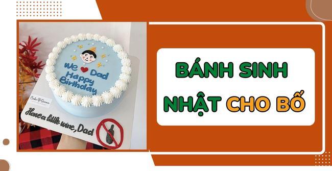 bánh sinh nhật bố yêu