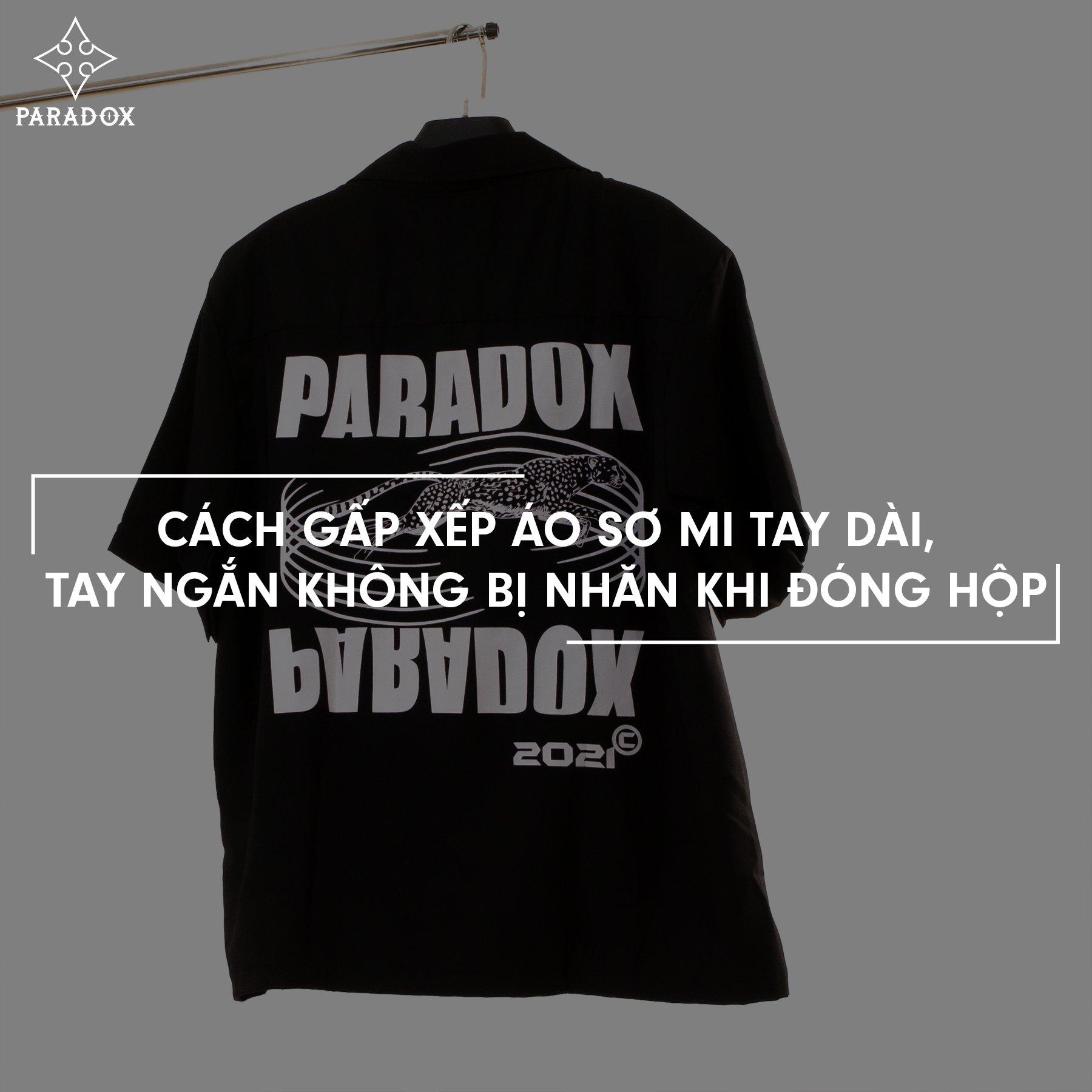 cách gấp áo sơ mi đóng hộp