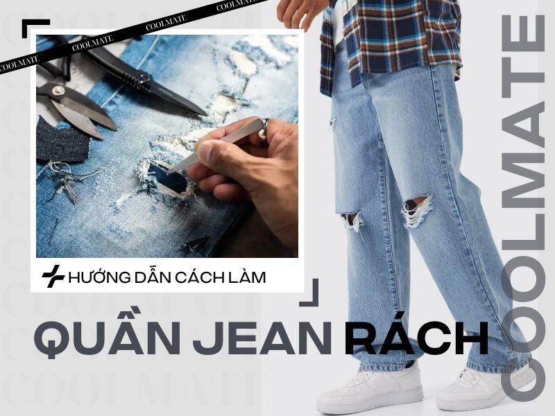 cách làm quần rách gối