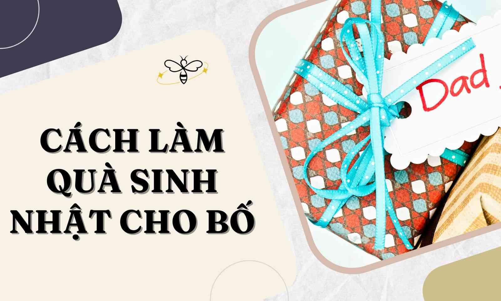 cách làm thiệp sinh nhật tặng bố