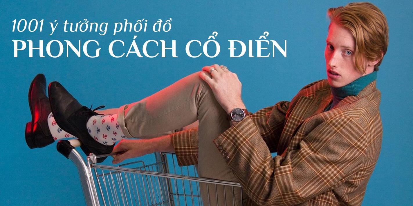 cách phối đồ vintage nam