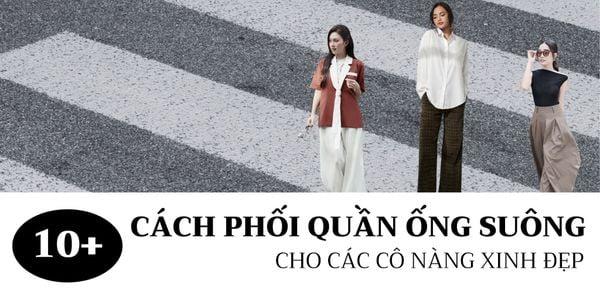 cách phối quần ống suông