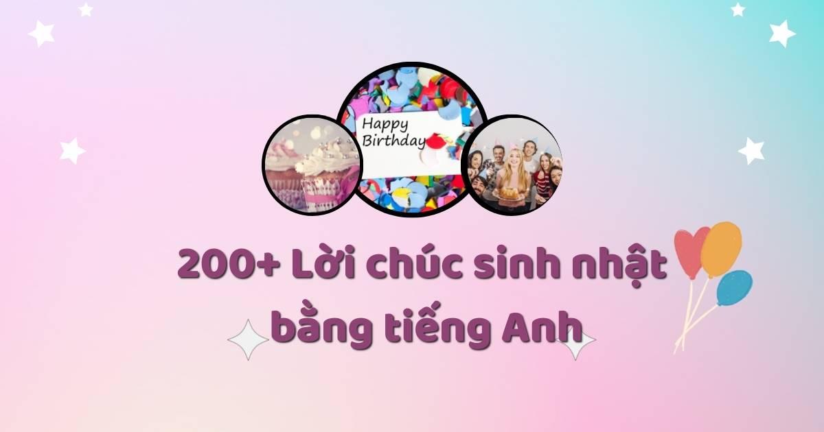 caption sinh nhật tuổi 20 tiếng anh