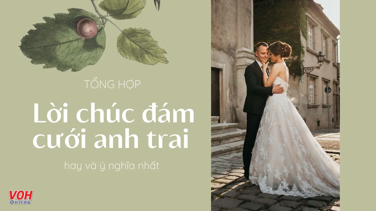 chúc mừng đám cưới anh trai