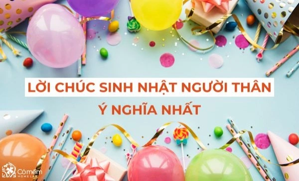 chúc sinh nhật người thân