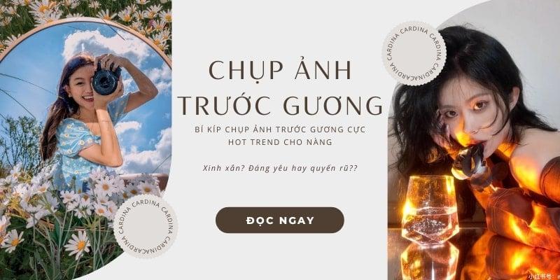 chụp ảnh ngồi trước gương