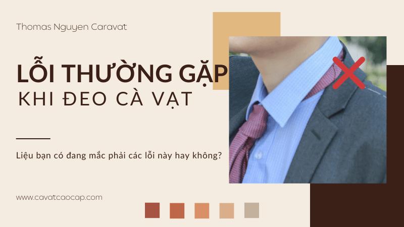 đeo cà vạt đúng cách