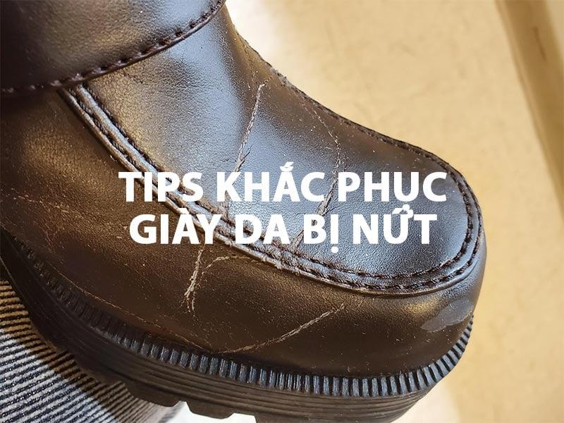 giày da bị nứt