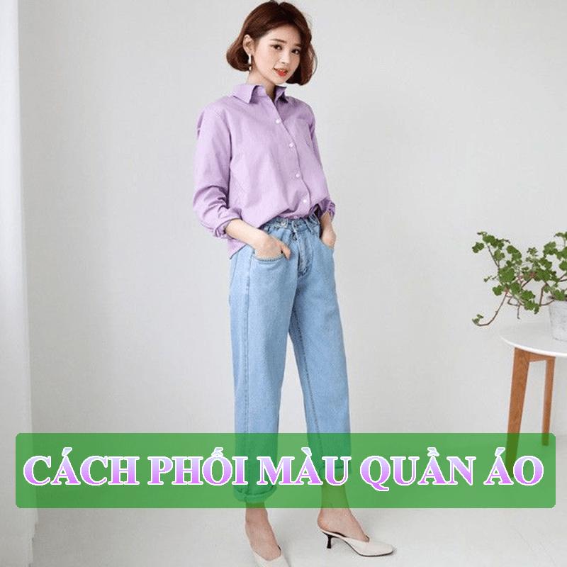 hướng dẫn phối màu quần áo