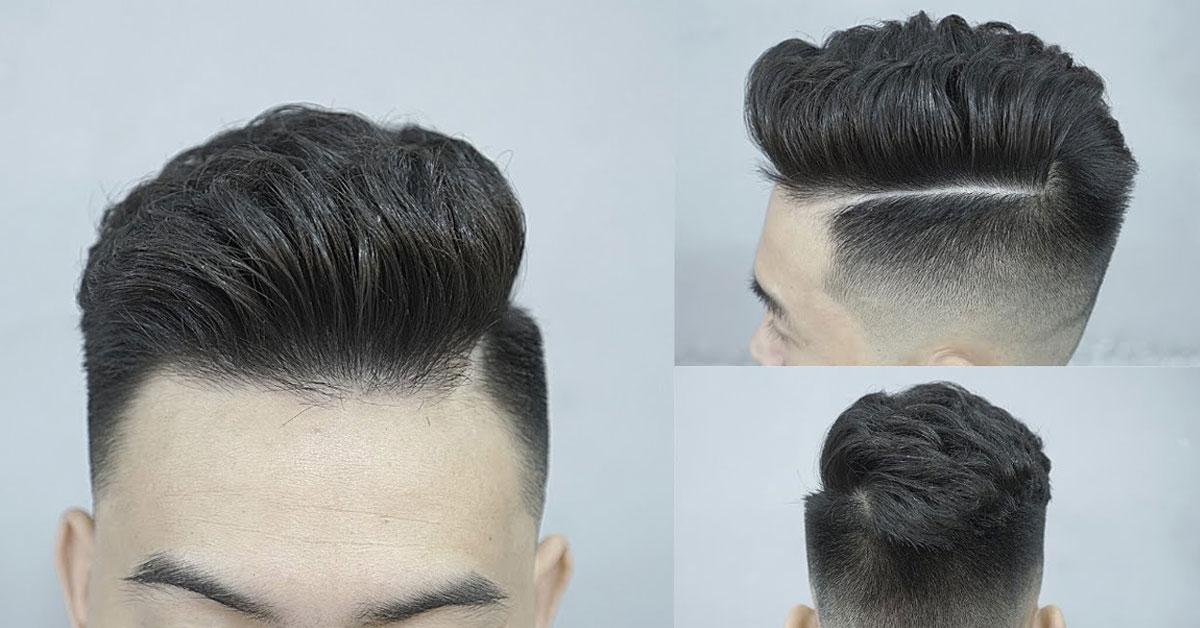 kiểu tóc undercut mái ngắn