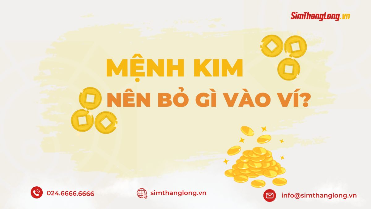 mệnh kim nên bỏ gì vào ví