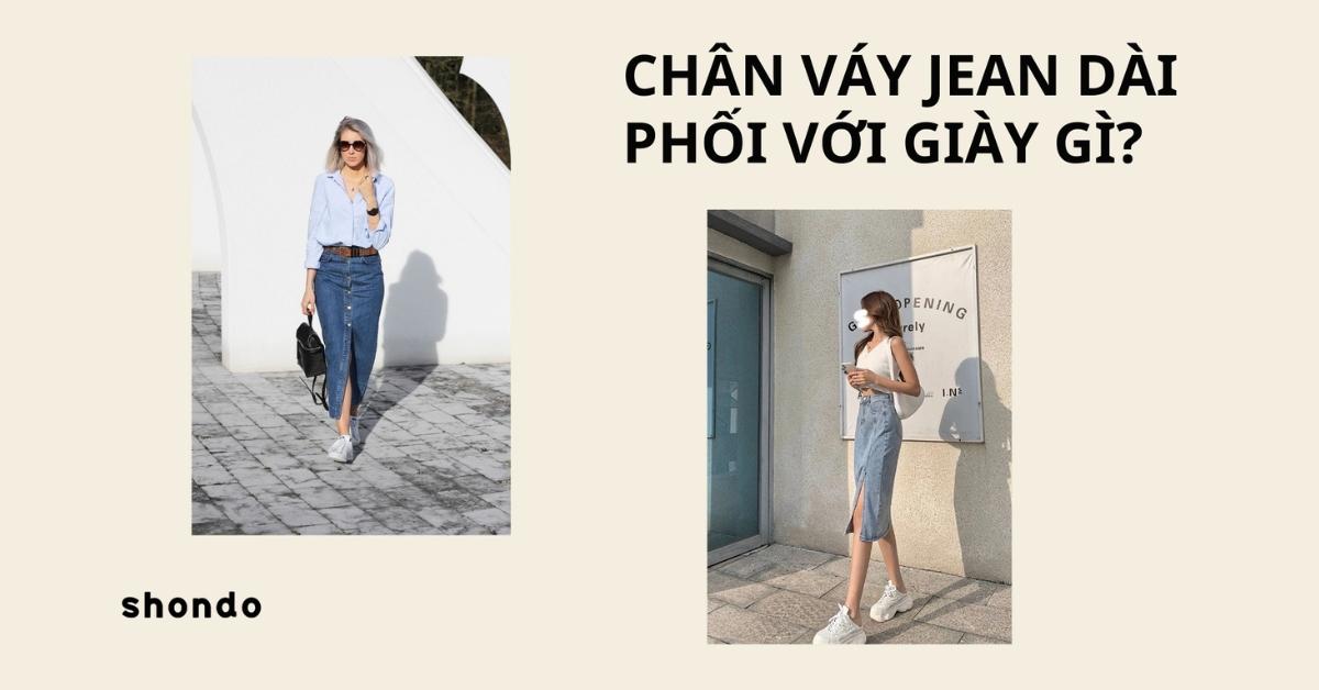 mix áo hai dây với chân váy