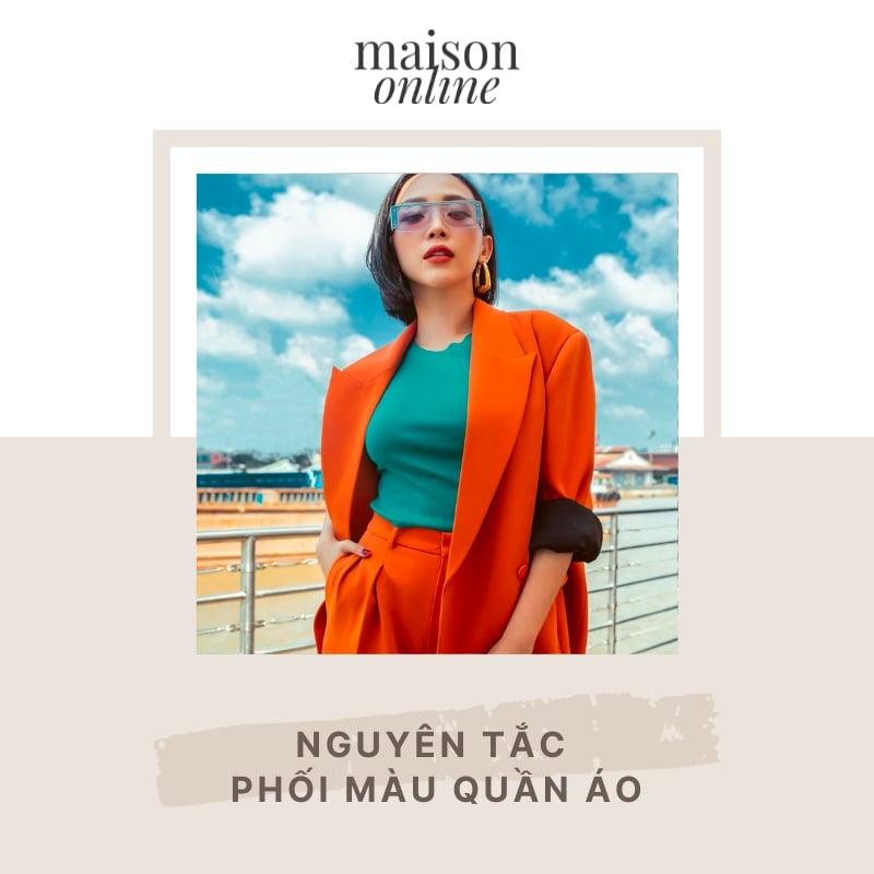 nguyên tắc phối màu quần áo