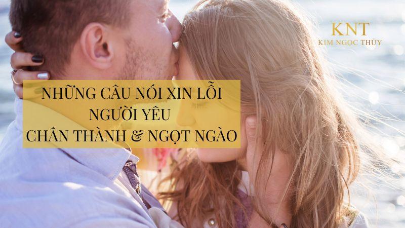 những lời xin lỗi người yêu