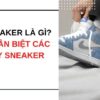 Giày sneaker là gì? Cách phân biệt các loại giày sneaker