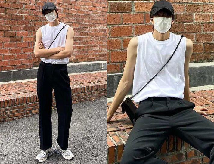 phối đồ áo tank top nam