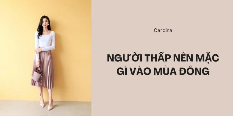 phối đồ mùa đông cho nữ thấp