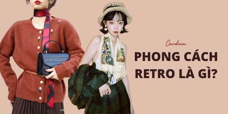 phối đồ phong cách retro