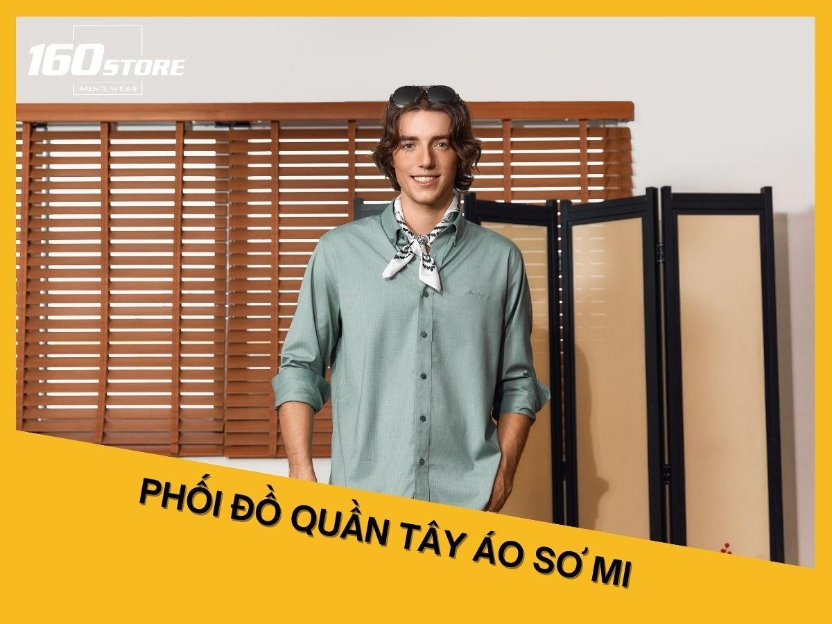 phối đồ quần tây áo sơ mi