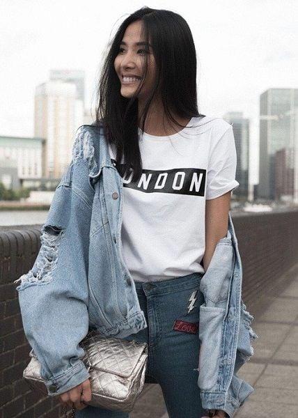 Phối hợp skinny jeans