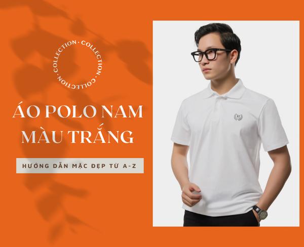 phối đồ với áo polo trắng