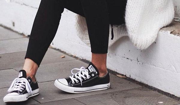 phối đồ với giày converse cổ thấp nữ