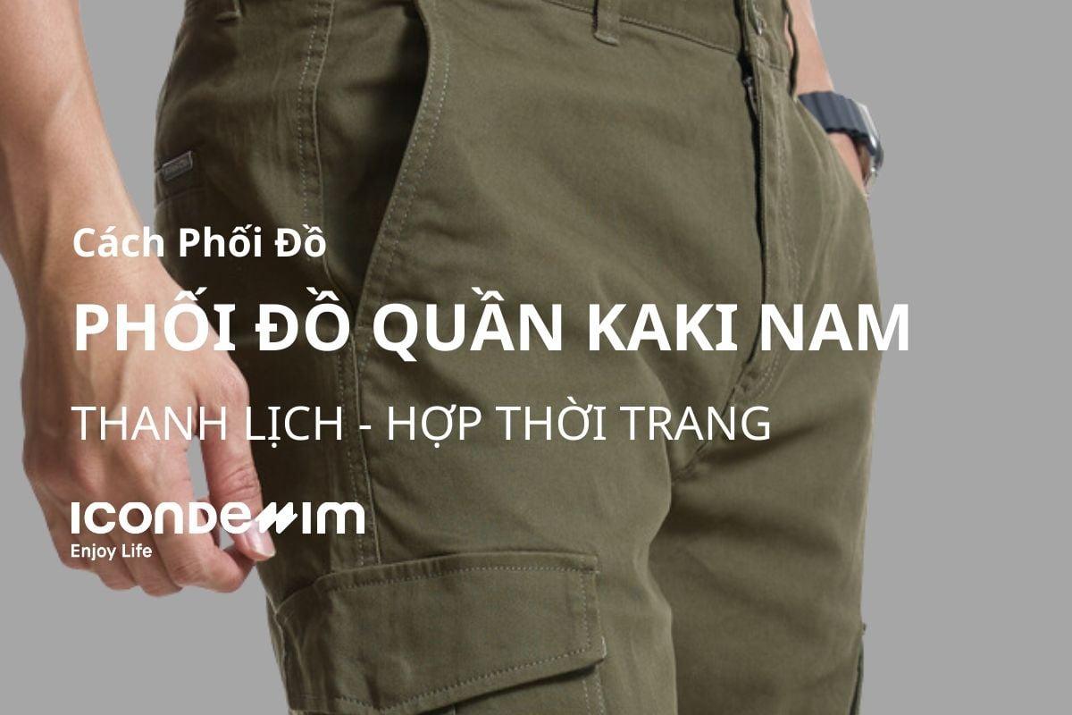 phối đồ với quần âu nam