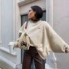 Cách phối đồ với áo sweater nữ đẹp cá tính nhất