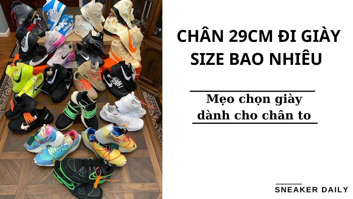 size 29 chân bao nhiêu cm