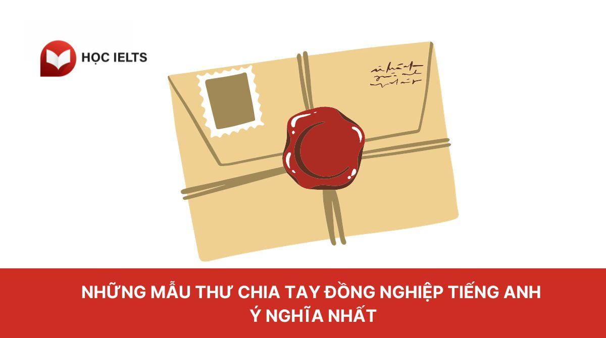 thư chia tay đồng nghiệp tiếng anh