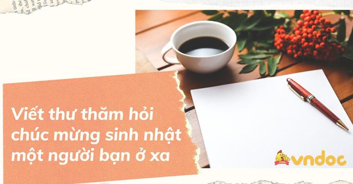 văn mẫu viết thư chúc mừng sinh nhật bạn thân