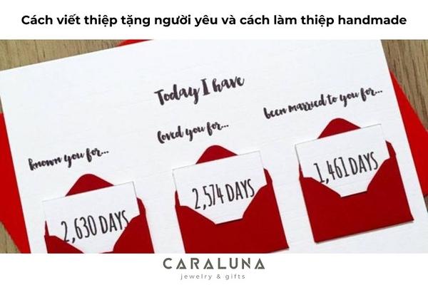 viết thiệp tặng người yêu